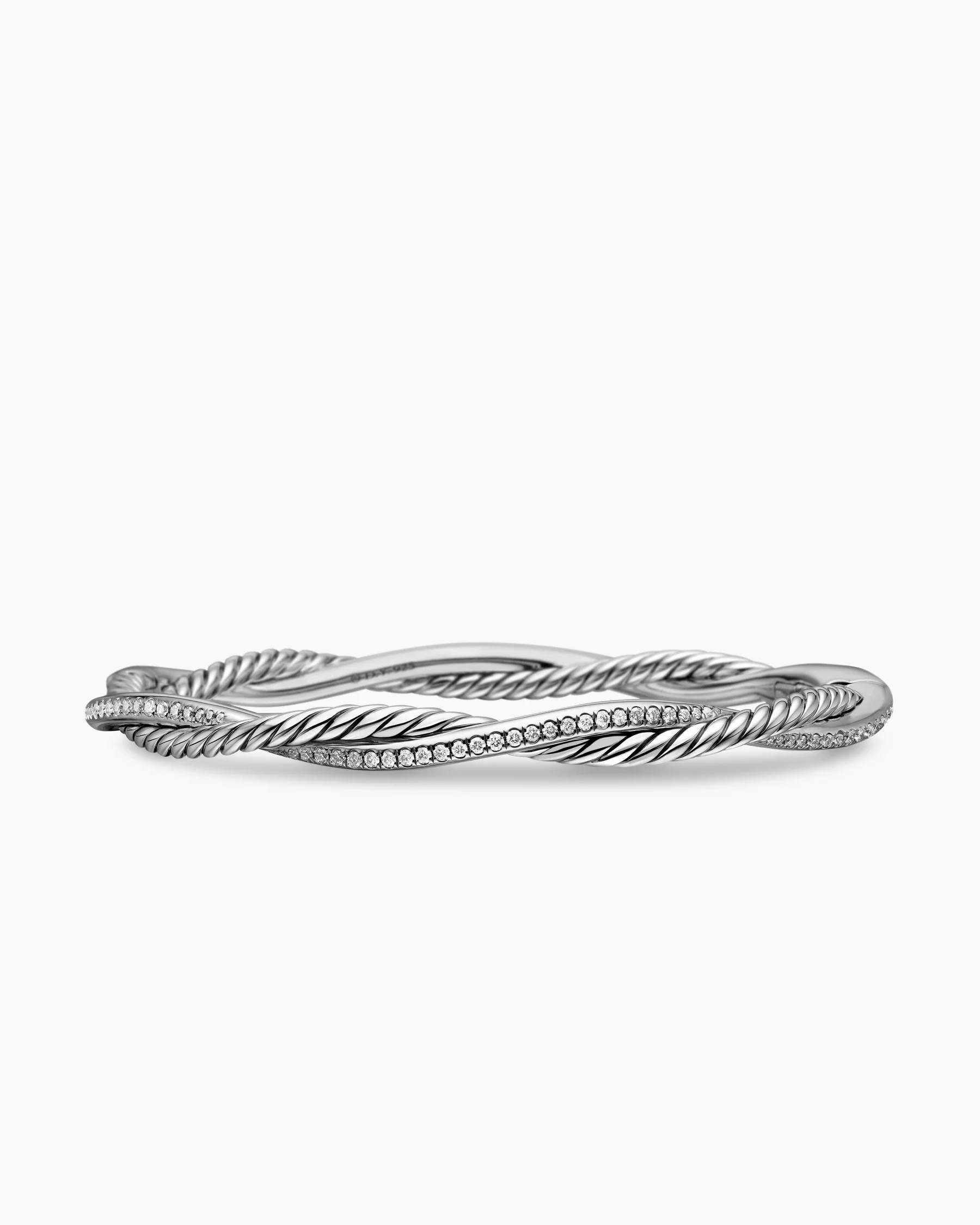 Petite Infinity Bracelet in Sterling Silver with Diamonds, 4.4mm 17 Petite Infinity Bracelet in Sterling Silver with Diamonds, 4.4mm
