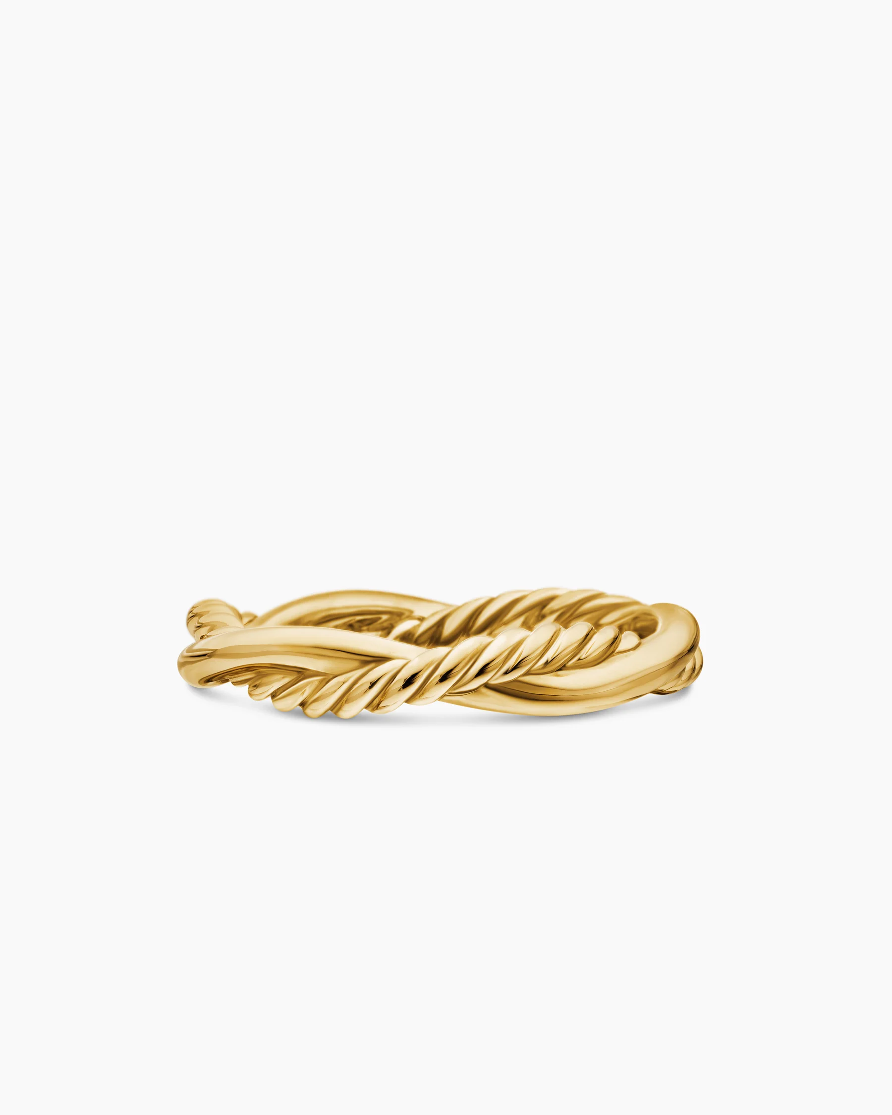 Petite Infinity Band Ring in 18K Yellow Gold with Diamonds, 4mm 6 Petite Infinity Band Ring in 18K Yellow Gold with Diamonds, 4mm