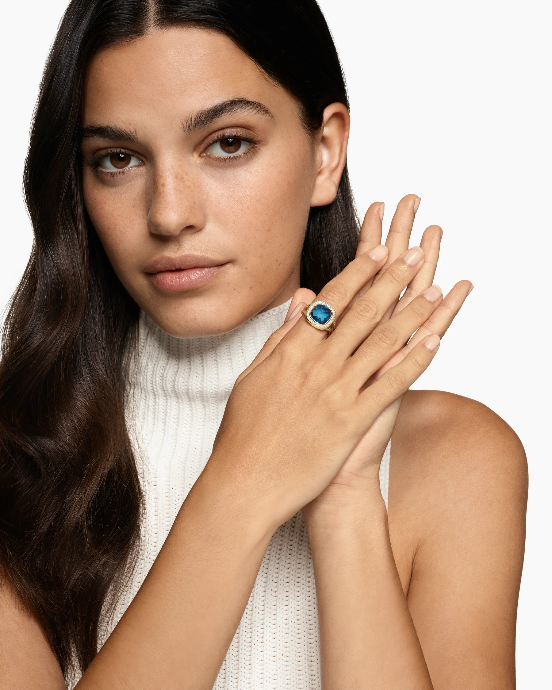 Albion® Ring in 18K Yellow Gold with Amethyst and Diamonds, 11mm 41 Albion® Ring in 18K Yellow Gold with Amethyst and Diamonds, 11mm