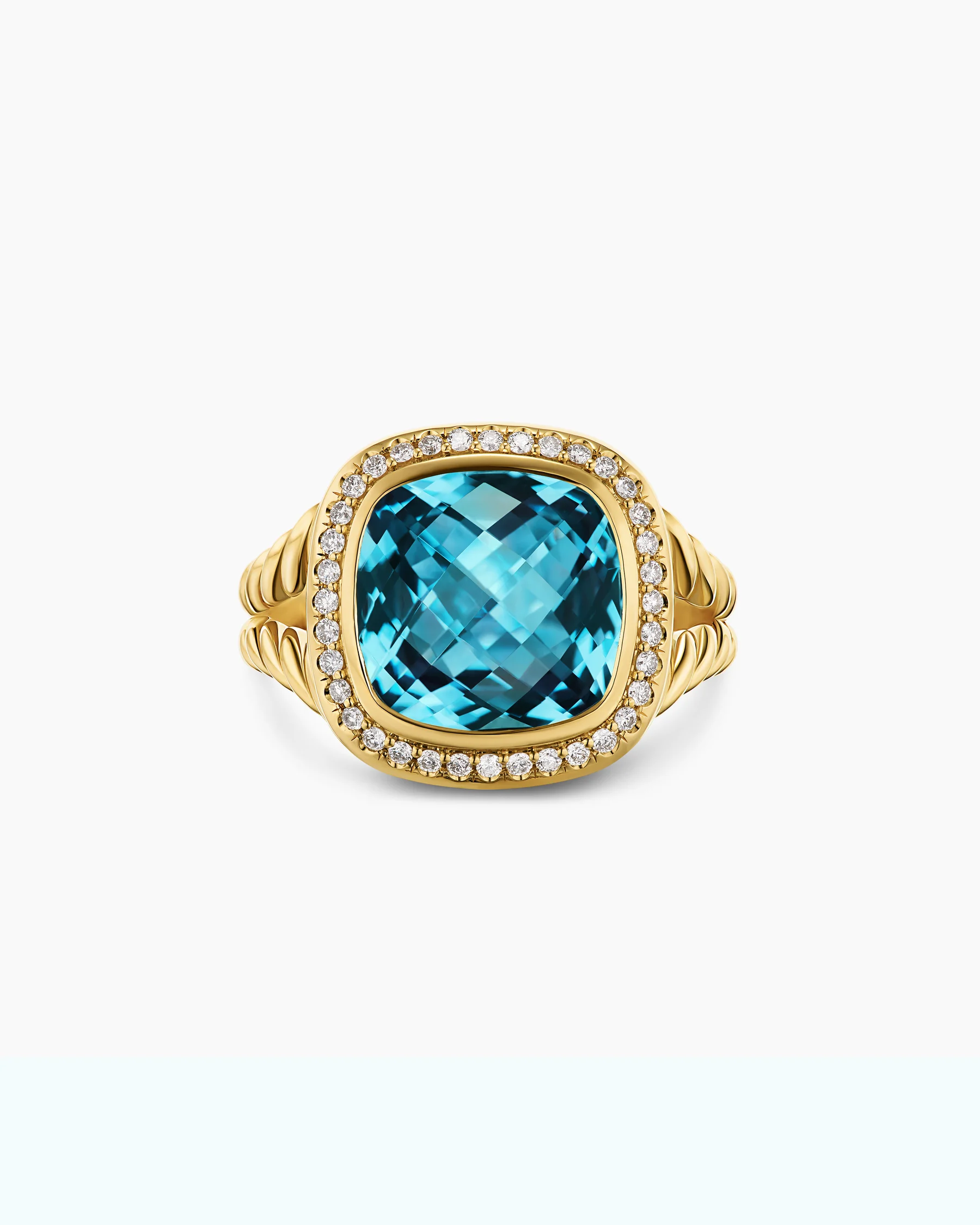 Albion® Ring in 18K Yellow Gold with Amethyst and Diamonds, 11mm 43 Albion® Ring in 18K Yellow Gold with Amethyst and Diamonds, 11mm