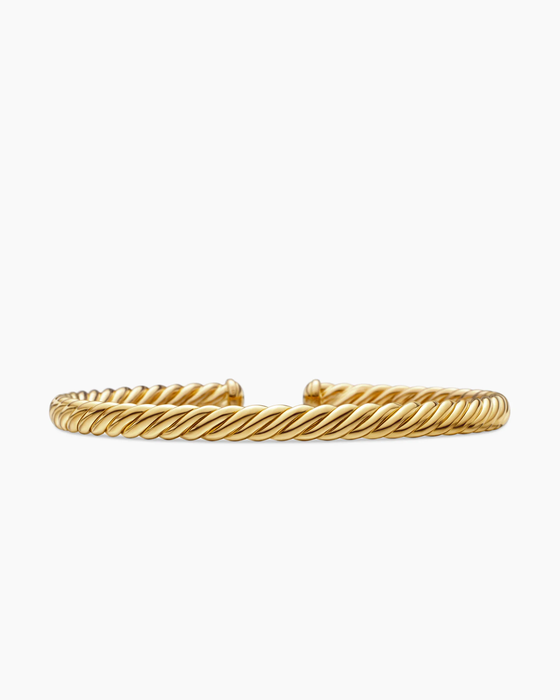 Modern Oval Cablespira® Bracelet in 18K Yellow Gold, 4.5mm 14 Modern Oval Cablespira® Bracelet in 18K Yellow Gold, 4.5mm