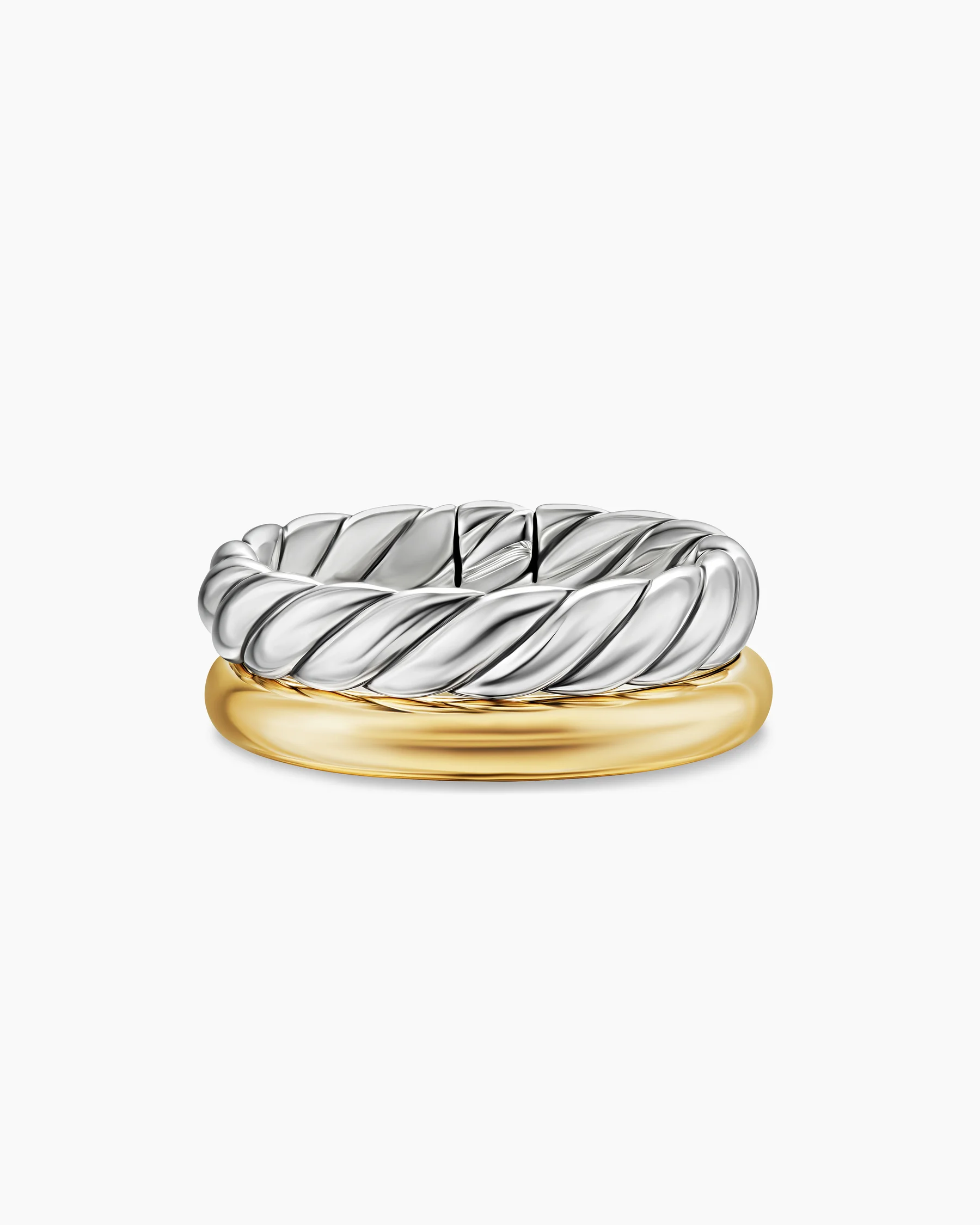 DY Mercer® Two Row Ring in Sterling Silver, 8mm