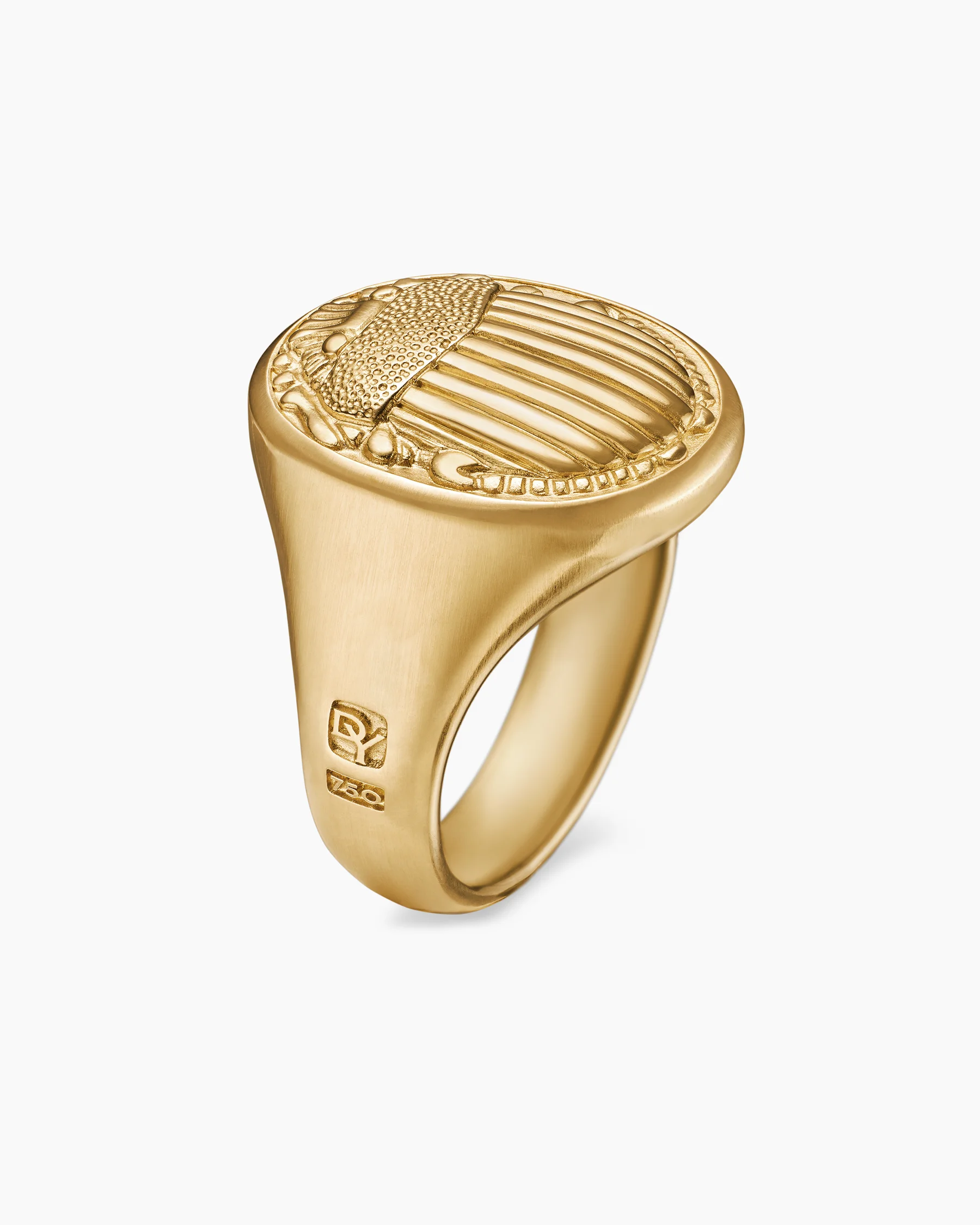 Petrvs® Scarab Signet Ring in 18K Yellow Gold, 21.5mm 10 Petrvs® Scarab Signet Ring in 18K Yellow Gold, 21.5mm
