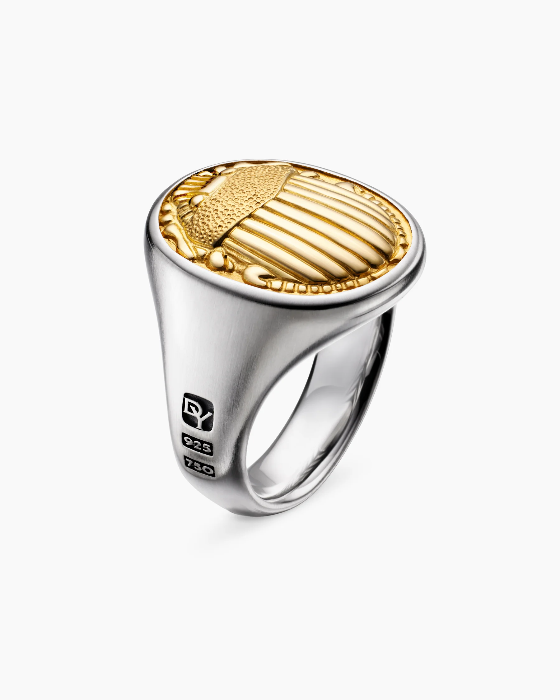 Petrvs® Scarab Signet Ring in 18K Yellow Gold, 21.5mm 3 Petrvs® Scarab Signet Ring in 18K Yellow Gold, 21.5mm