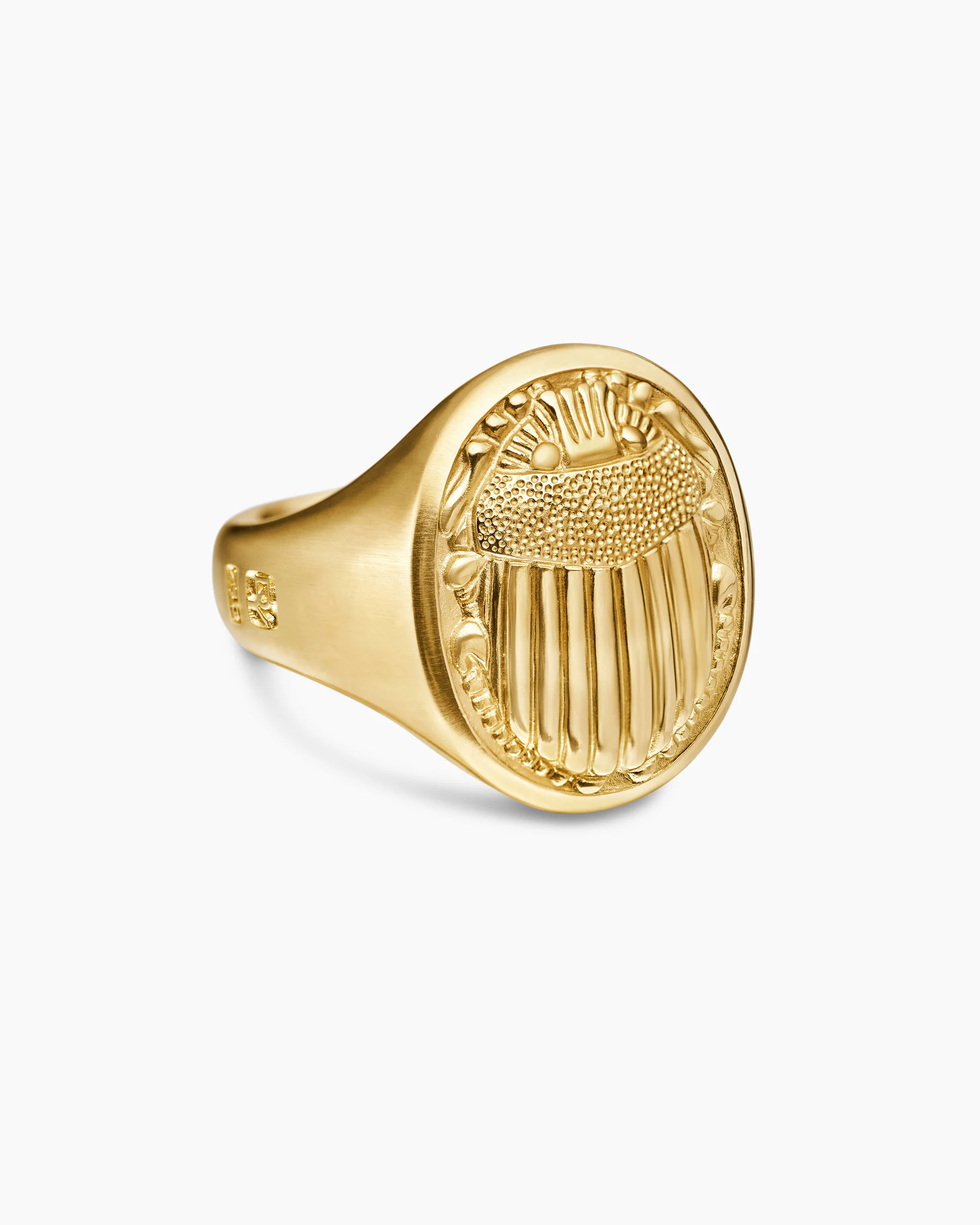 Petrvs® Scarab Signet Ring in 18K Yellow Gold, 21.5mm 8 Petrvs® Scarab Signet Ring in 18K Yellow Gold, 21.5mm