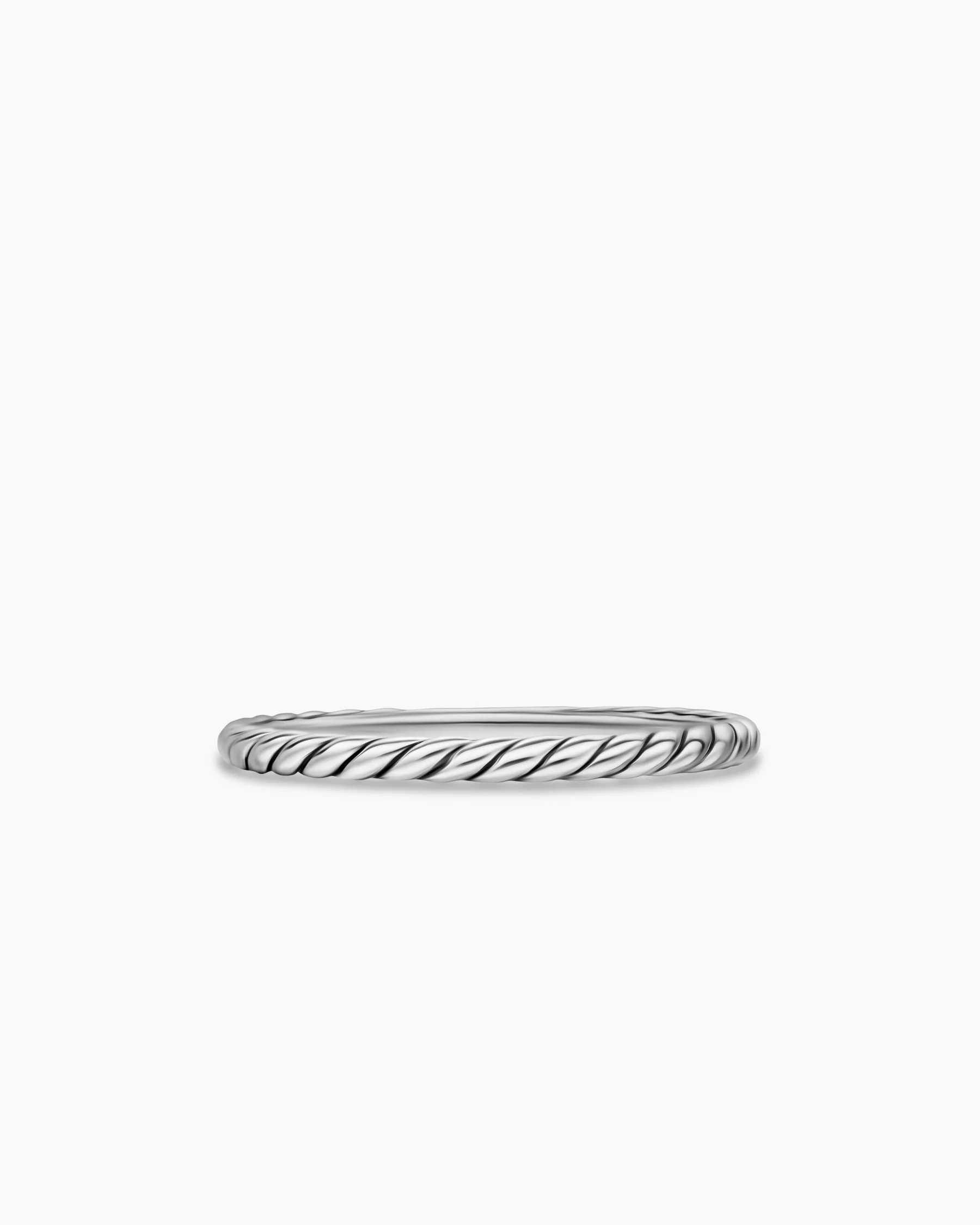 Cable Band Ring in 18K Yellow Gold, 1.7mm
