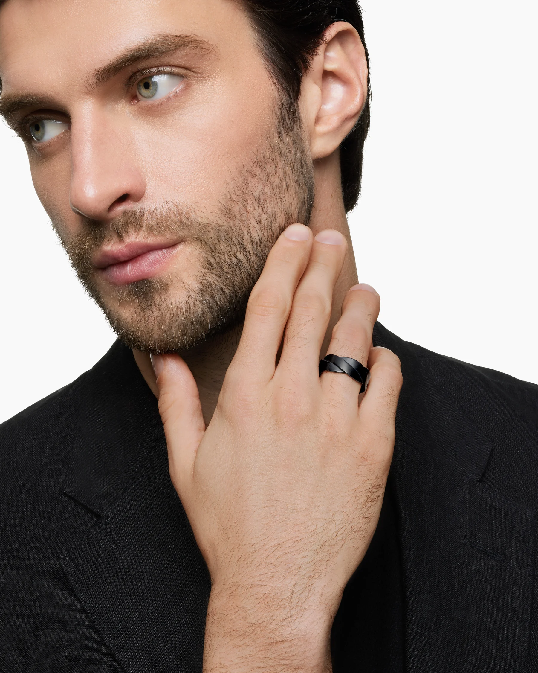 DY Helios™ Band Ring in Sterling Silver, 9mm 14 DY Helios™ Band Ring in Sterling Silver, 9mm