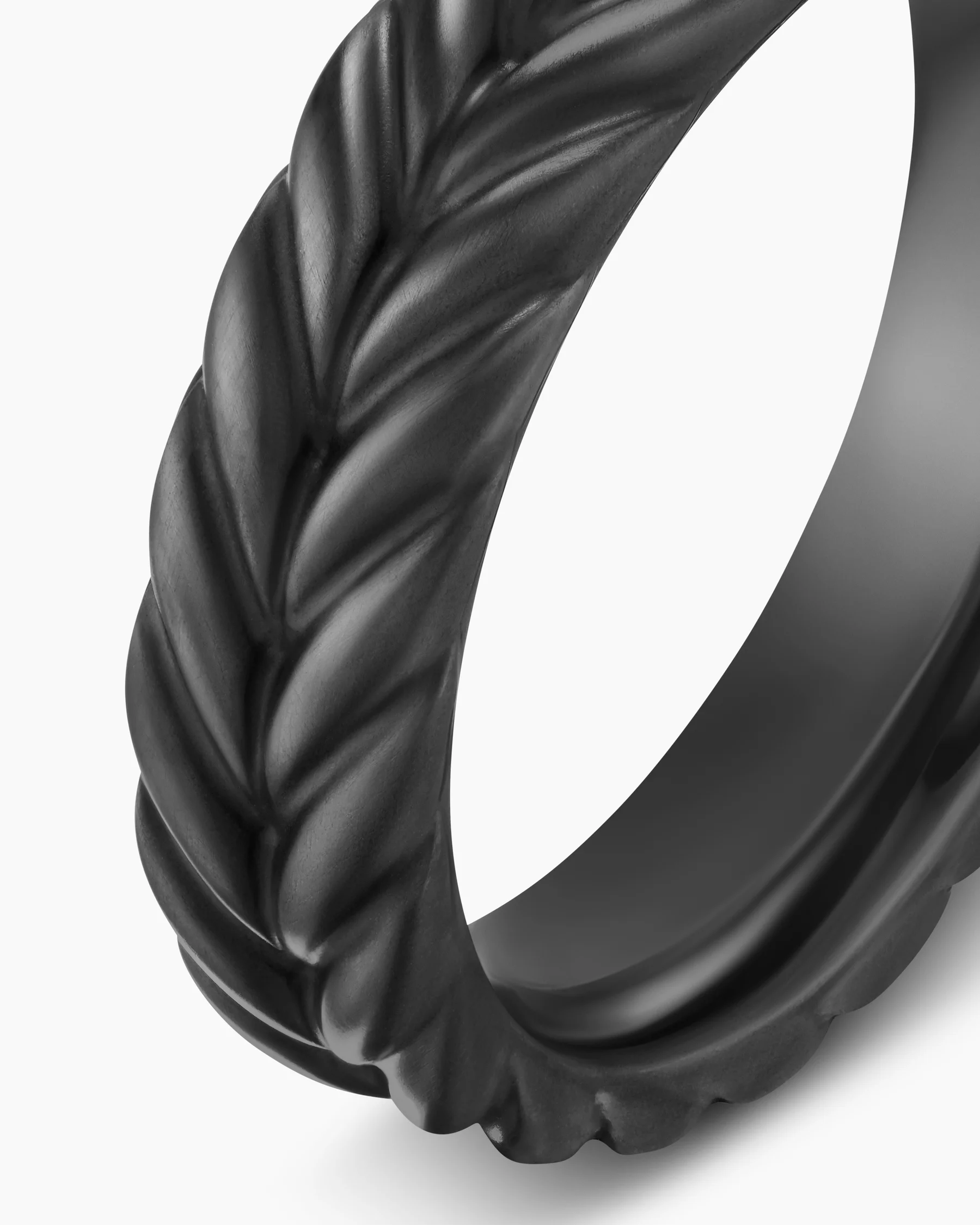 Chevron Band Ring in 18K Rose Gold, 6.2mm 12 Chevron Band Ring in 18K Rose Gold, 6.2mm