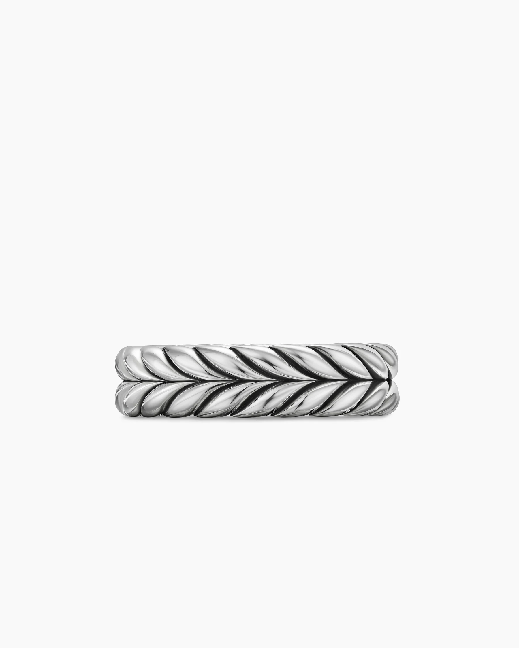Chevron Band Ring in 18K Rose Gold, 6.2mm 17 Chevron Band Ring in 18K Rose Gold, 6.2mm