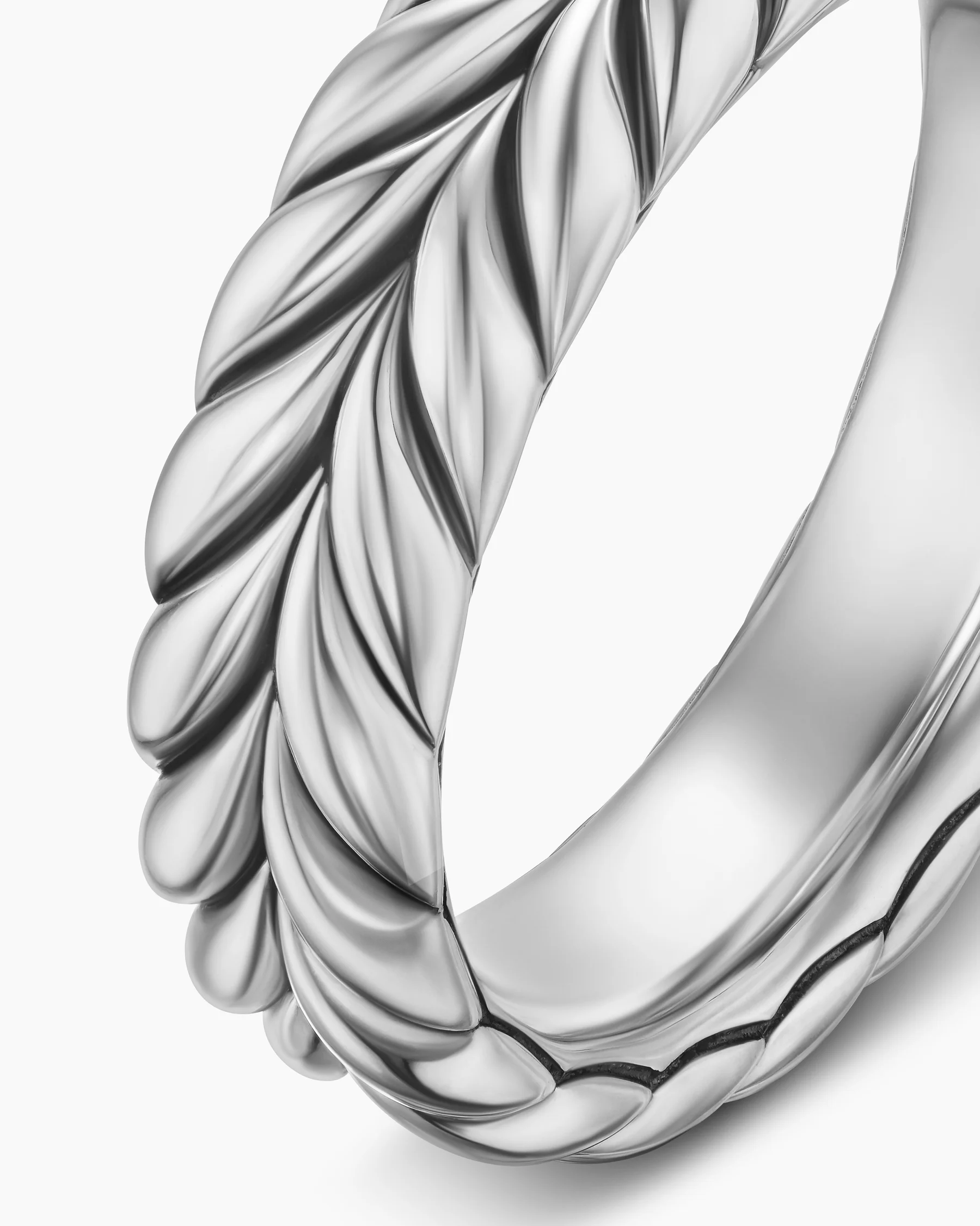 Chevron Band Ring in 18K Rose Gold, 6.2mm 19 Chevron Band Ring in 18K Rose Gold, 6.2mm