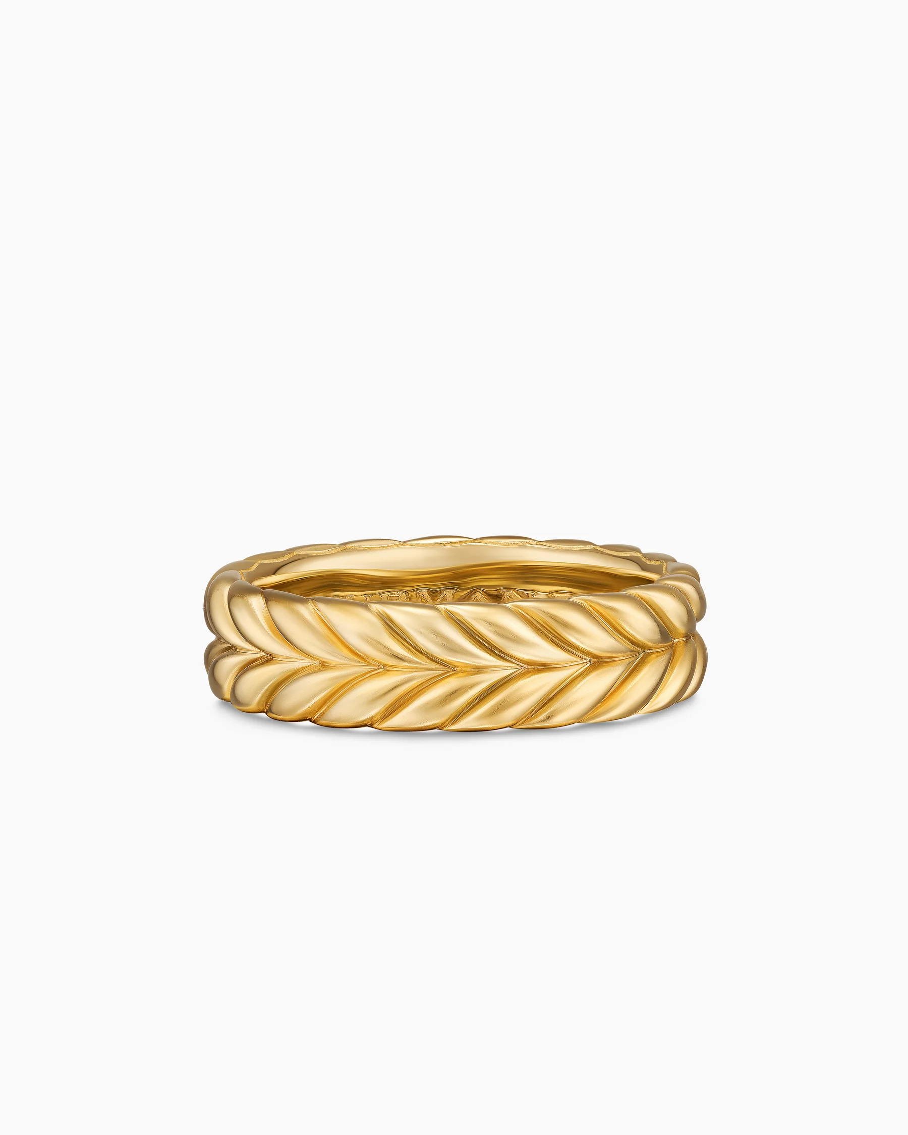 Chevron Band Ring in 18K Rose Gold, 6.2mm 20 Chevron Band Ring in 18K Rose Gold, 6.2mm