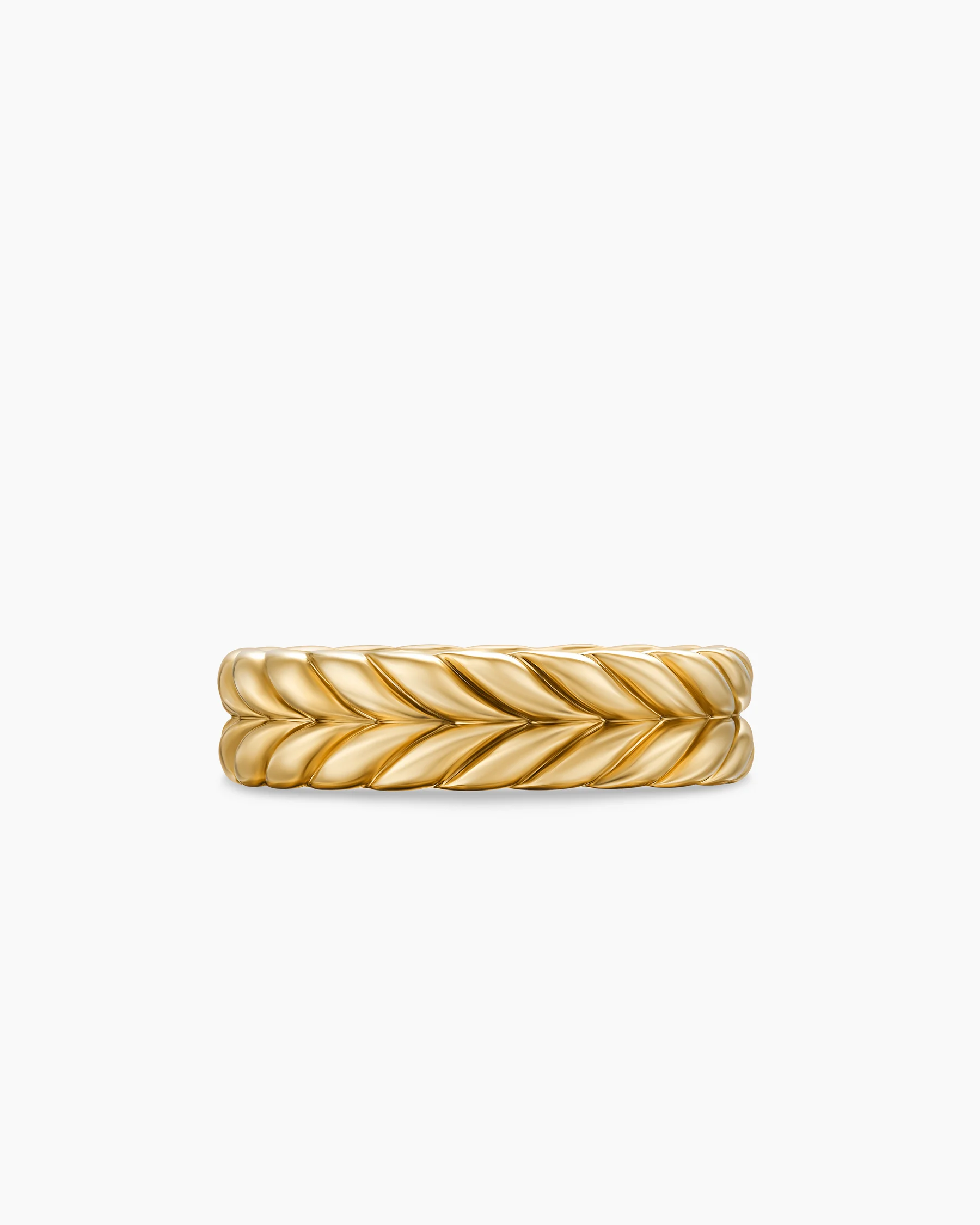 Chevron Band Ring in 18K Rose Gold, 6.2mm 23 Chevron Band Ring in 18K Rose Gold, 6.2mm