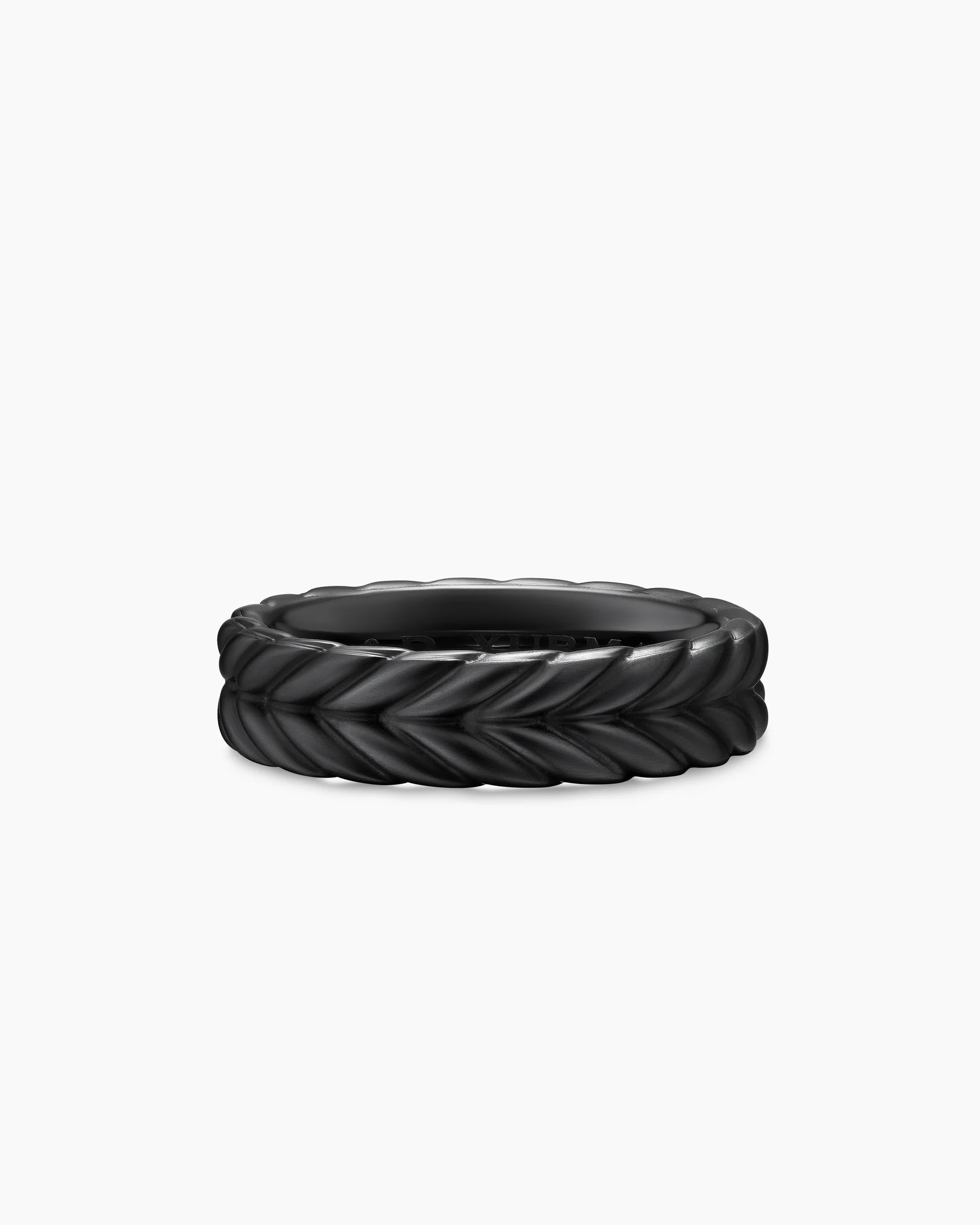 Chevron Band Ring in 18K Rose Gold, 6.2mm 7 Chevron Band Ring in 18K Rose Gold, 6.2mm
