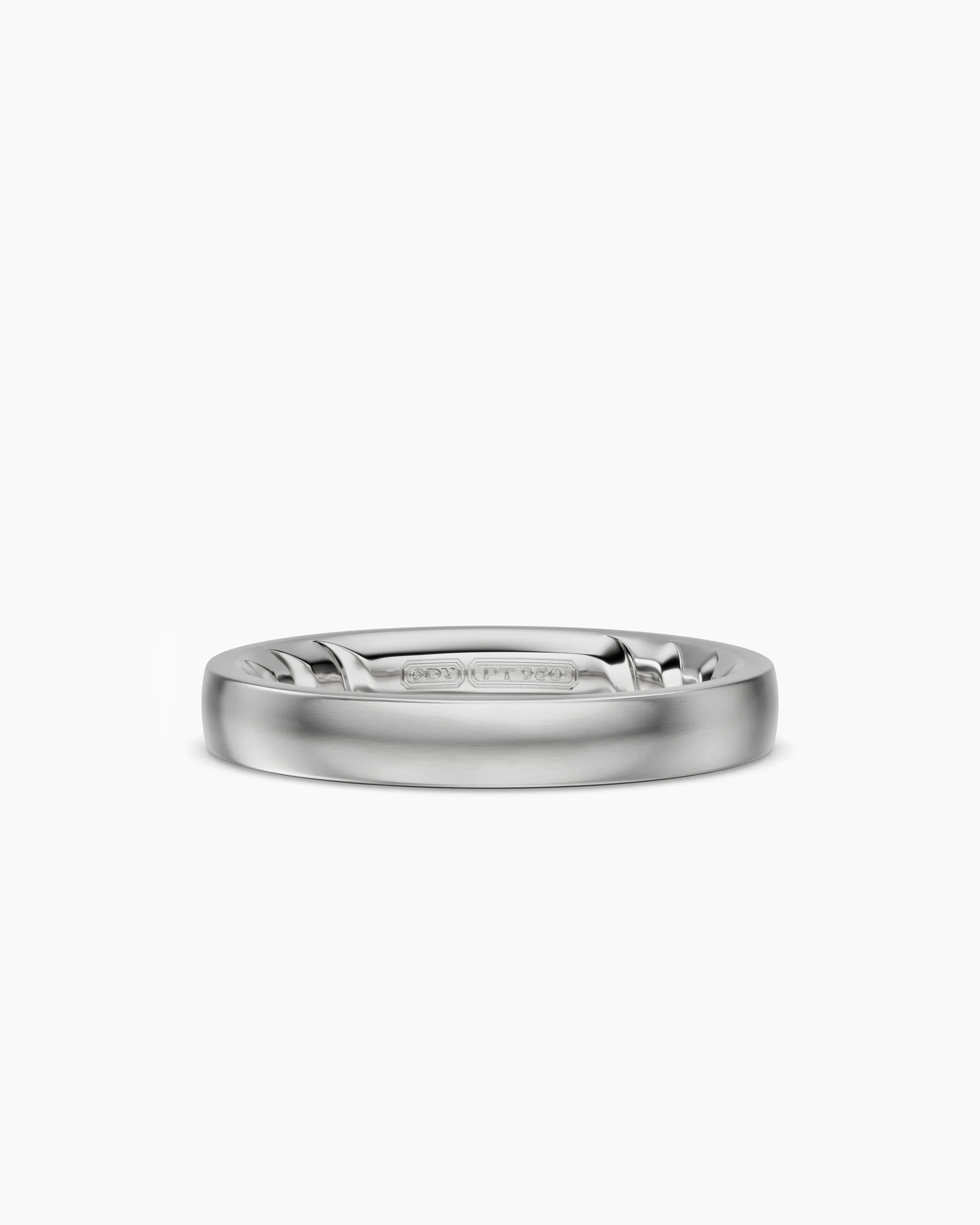 Streamline® Band Ring in Sterling Silver with 14K Yellow Gold, 4mm