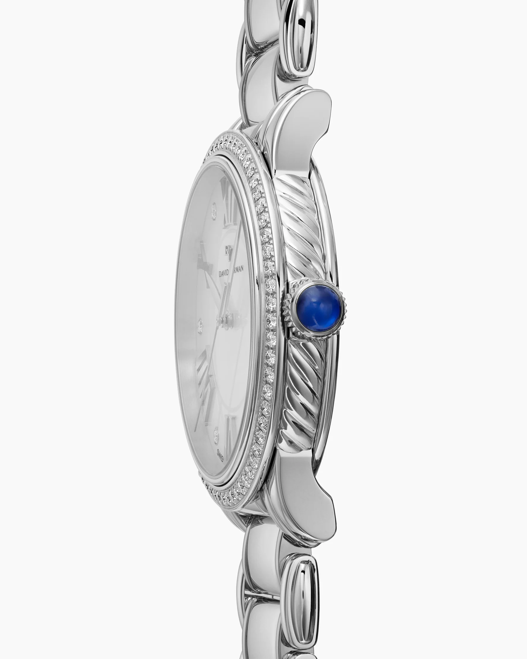 Classic Quartz Watch in Stainless Steel with Diamond Bezel, 38mm 2 Classic Quartz Watch in Stainless Steel with Diamond Bezel, 38mm