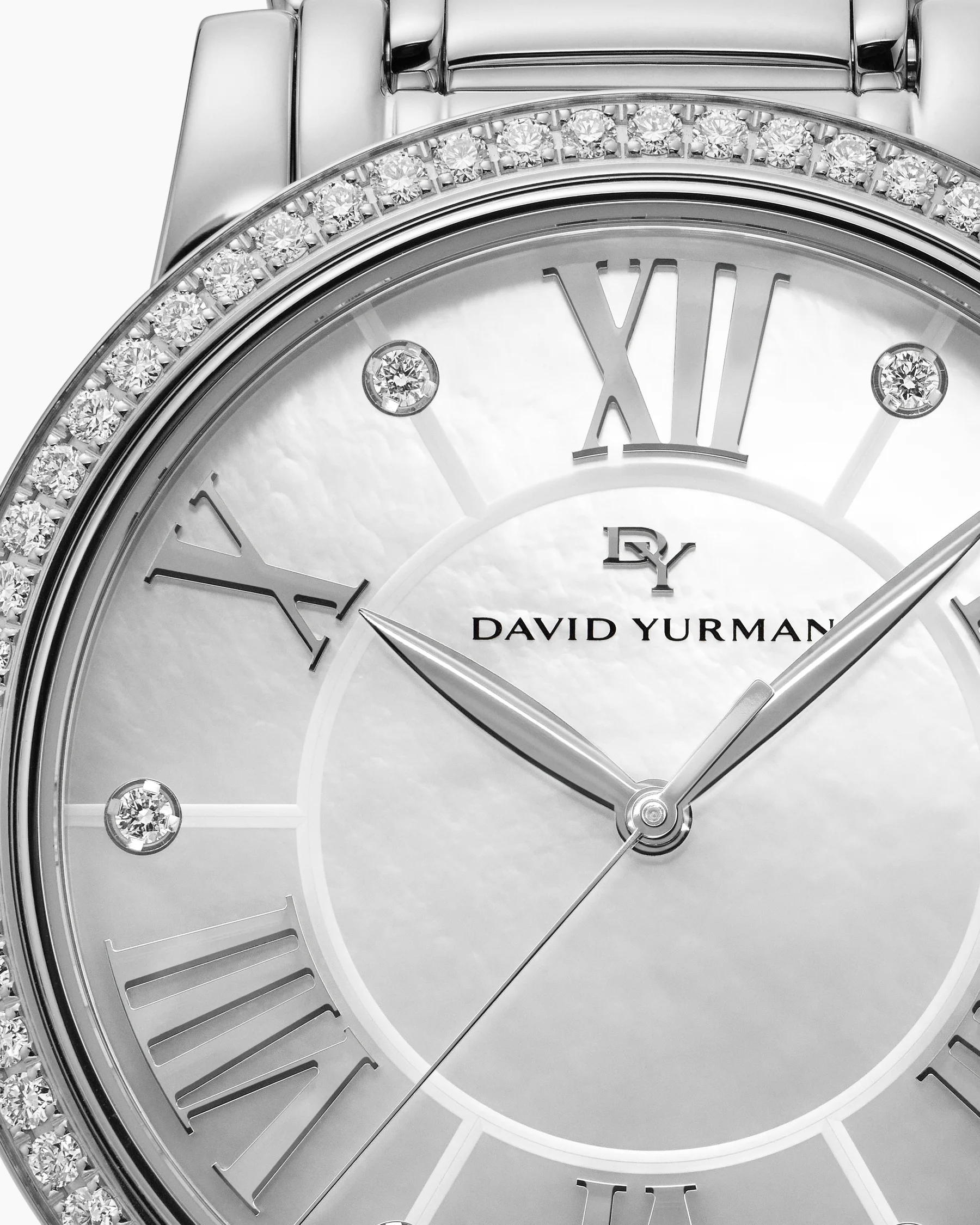 Classic Quartz Watch in Stainless Steel with Diamond Bezel, 38mm 6 Classic Quartz Watch in Stainless Steel with Diamond Bezel, 38mm