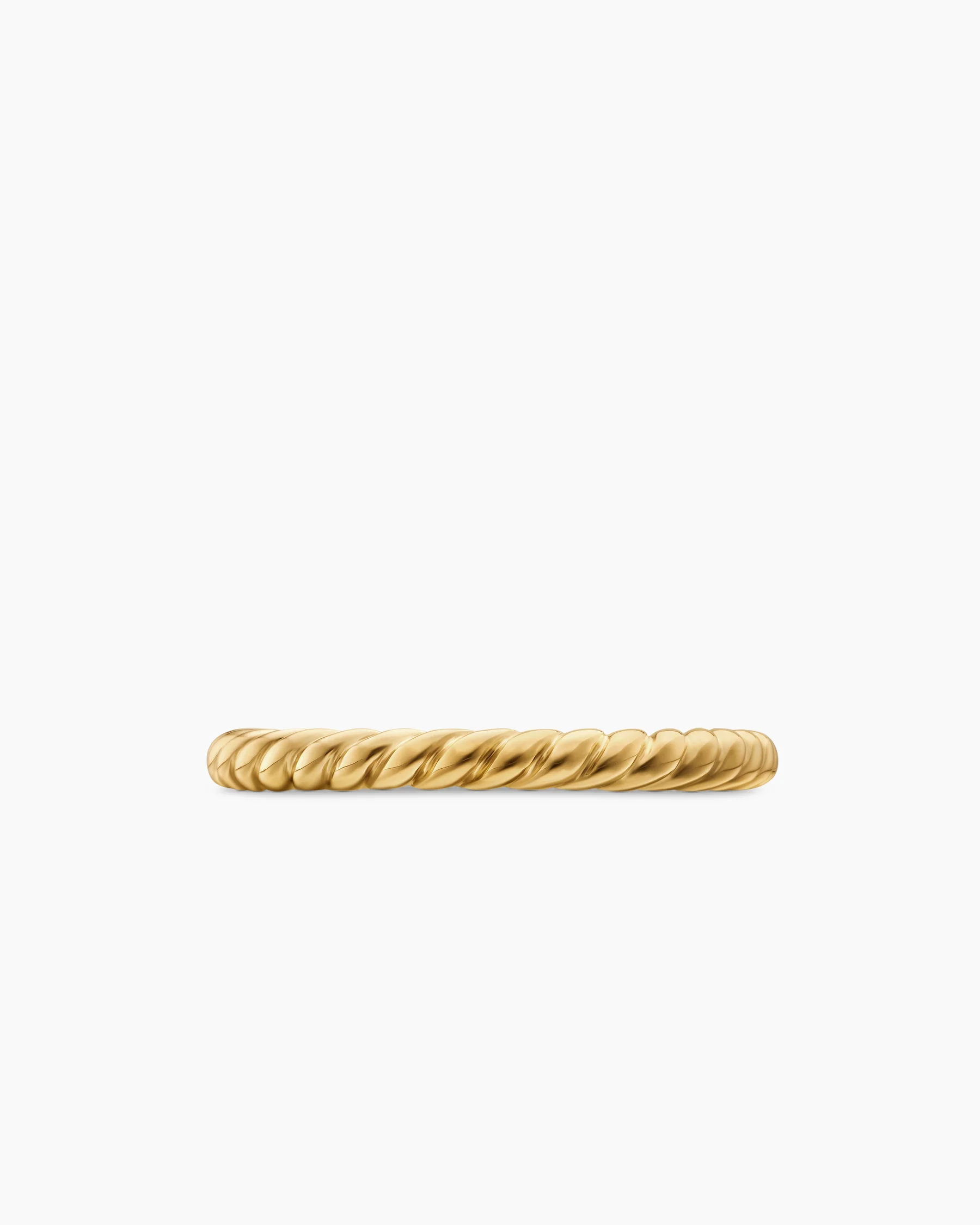 DY Cable Band Ring in 18K Yellow Gold, 2.45mm 18 DY Cable Band Ring in 18K Yellow Gold, 2.45mm