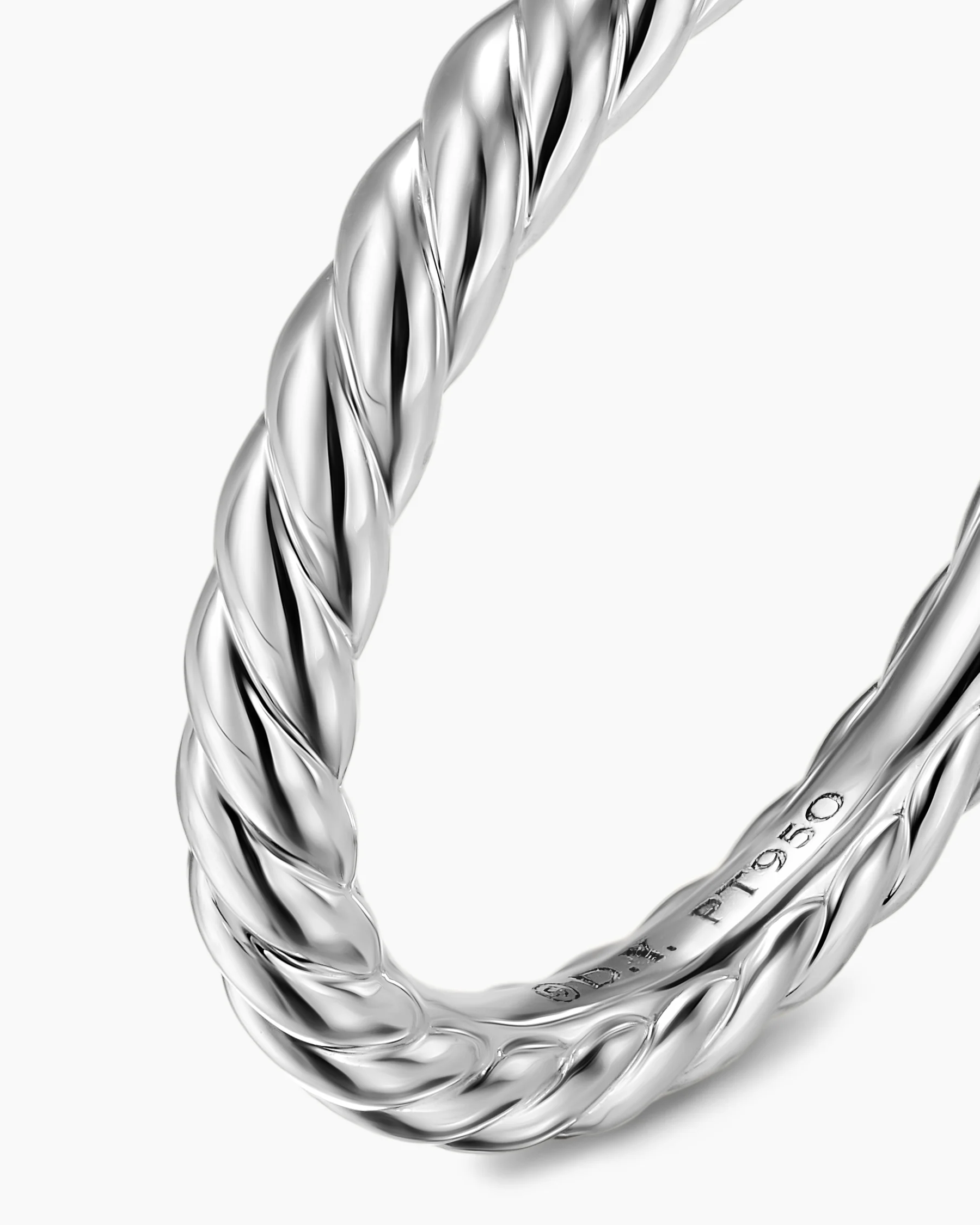DY Cable Band Ring in 18K Yellow Gold, 2.45mm 6 DY Cable Band Ring in 18K Yellow Gold, 2.45mm