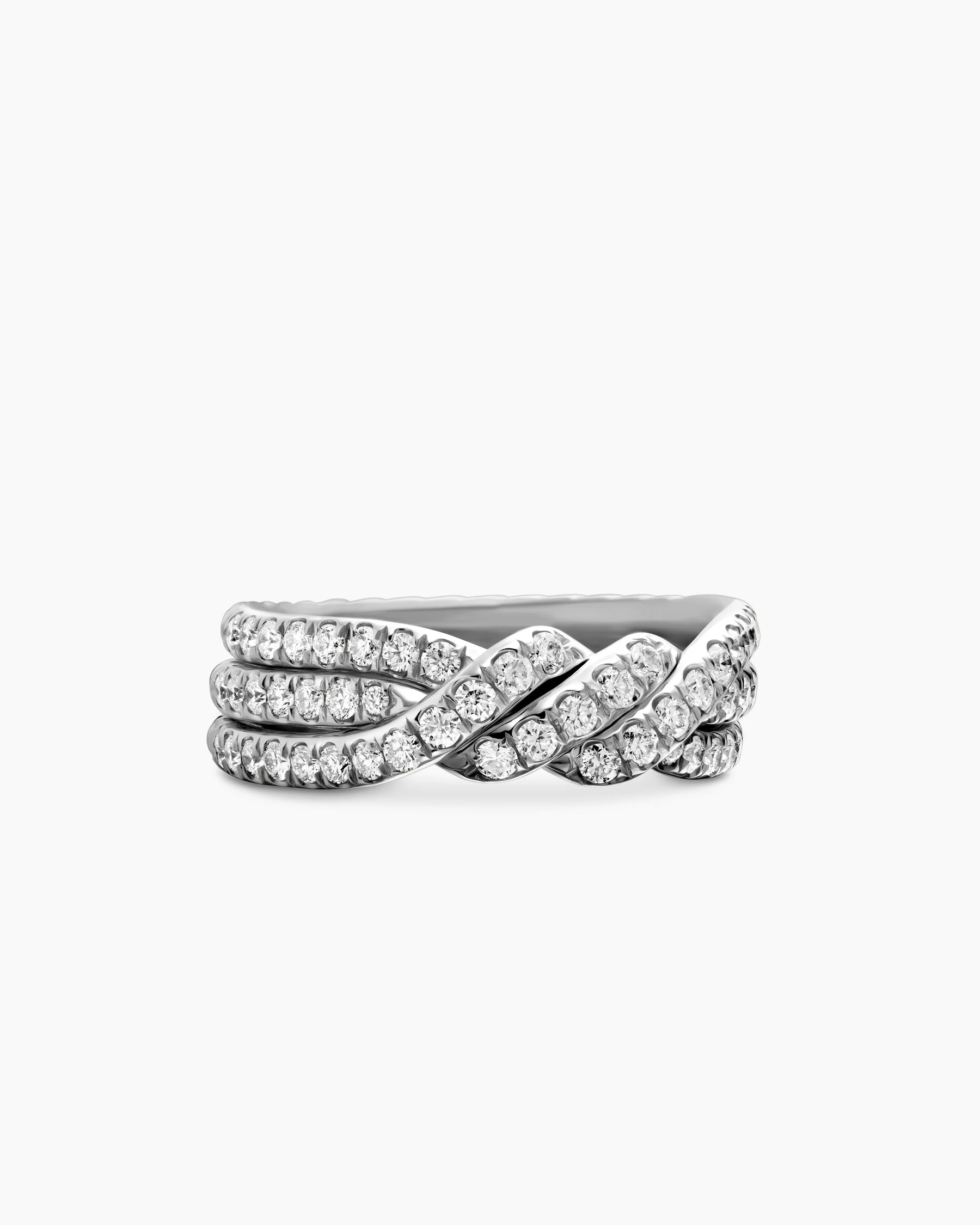 Continuance® Three Row Band Ring in Platinum with Diamonds, 6mm 33 Continuance® Three Row Band Ring in Platinum with Diamonds, 6mm