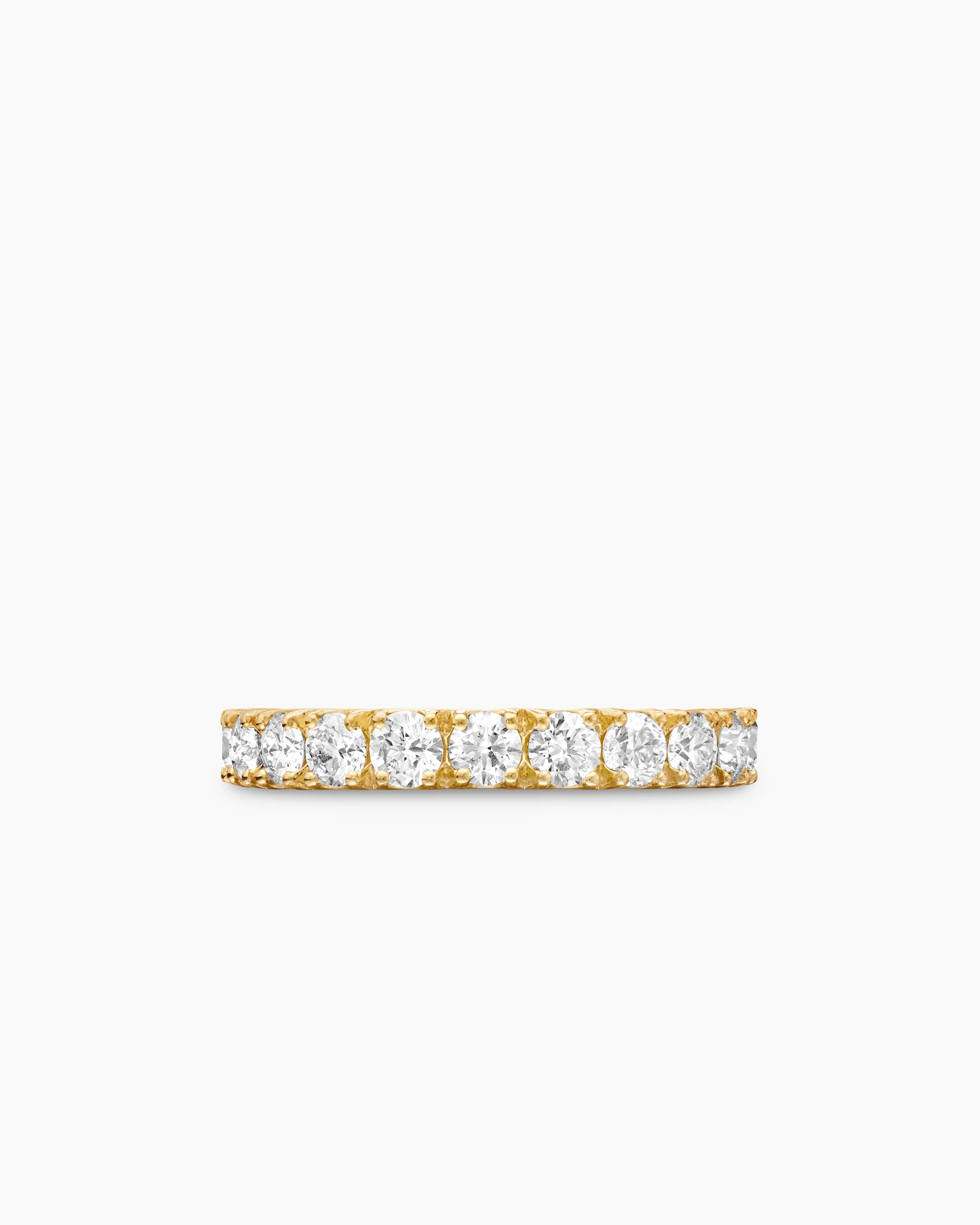 DY Eden Eternity Band Ring in Platinum with Diamonds, 3.2mm 4 DY Eden Eternity Band Ring in Platinum with Diamonds, 3.2mm